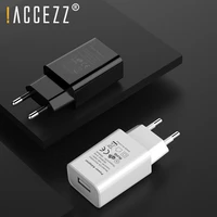 accezz universal usb charger adapter for iphone eu plug mobile phone wall travel charger for samsung s8 s9 xiaomi huawei 5v 1a
