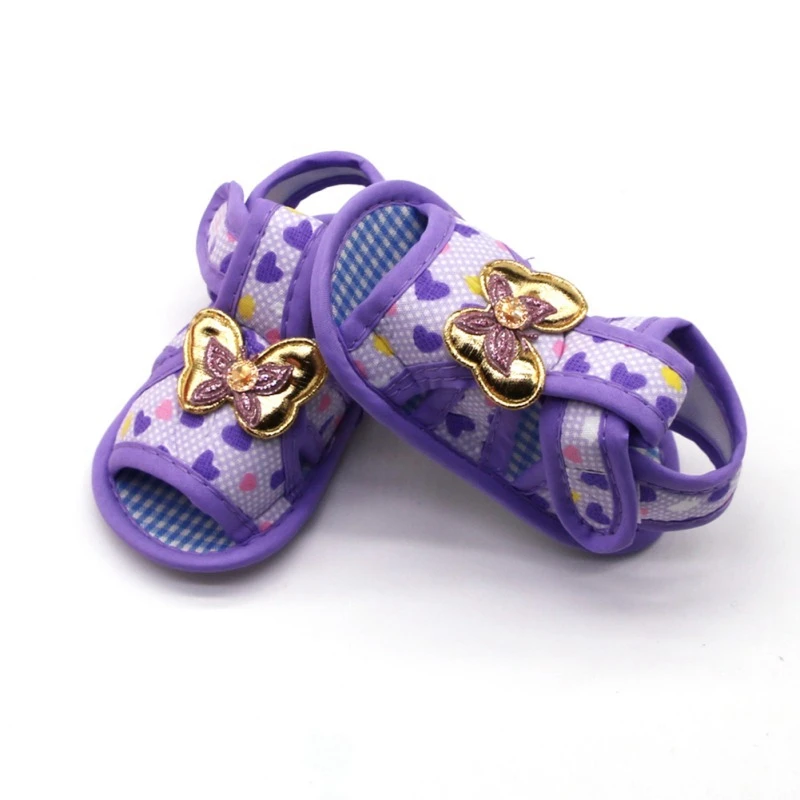 Сандалии для девочек с мультяшными животными летняя детская обувь модные туфли
