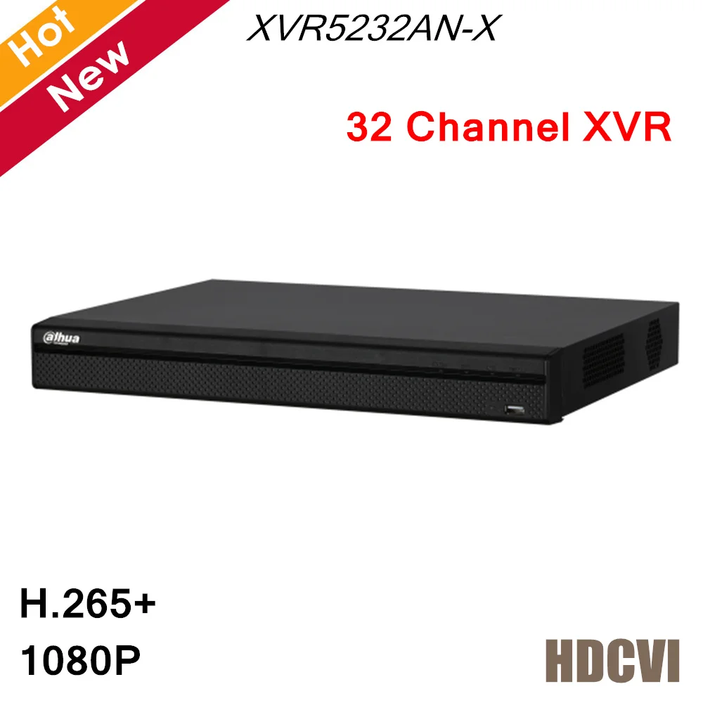 Dahua 32 канальный XVR рекордер Φ H.265 + 1080P цифровой видеорегистратор IP вход до 6 МП