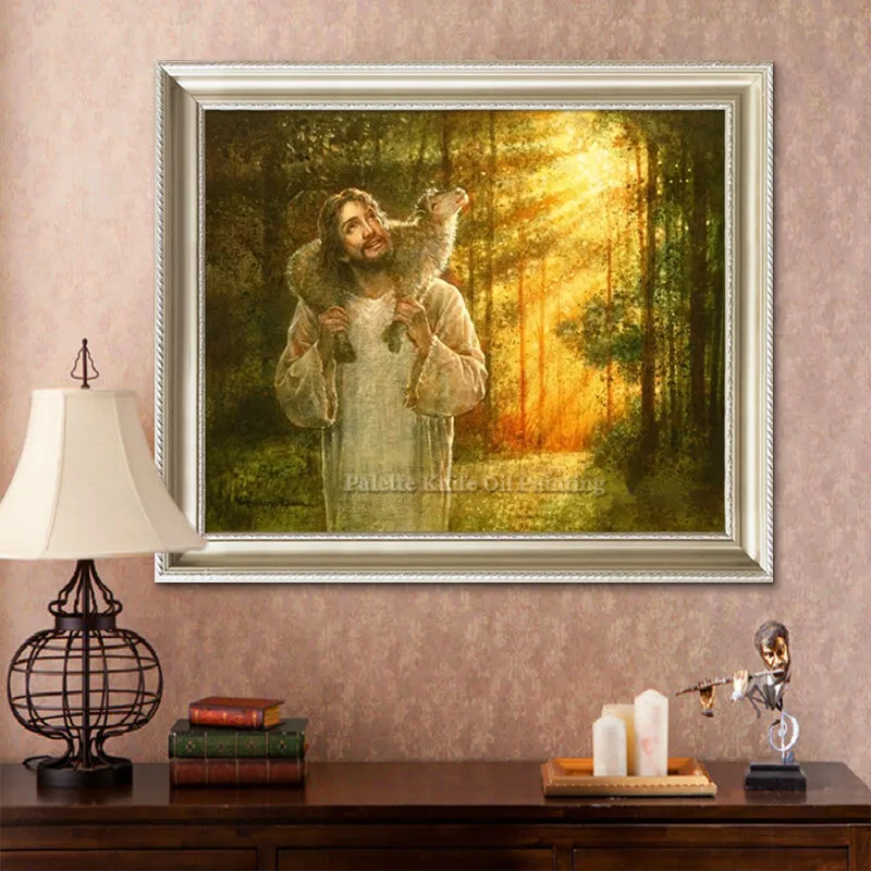 Картина маслом на холсте с принтом Jesus Christ настенные художественные фотографии