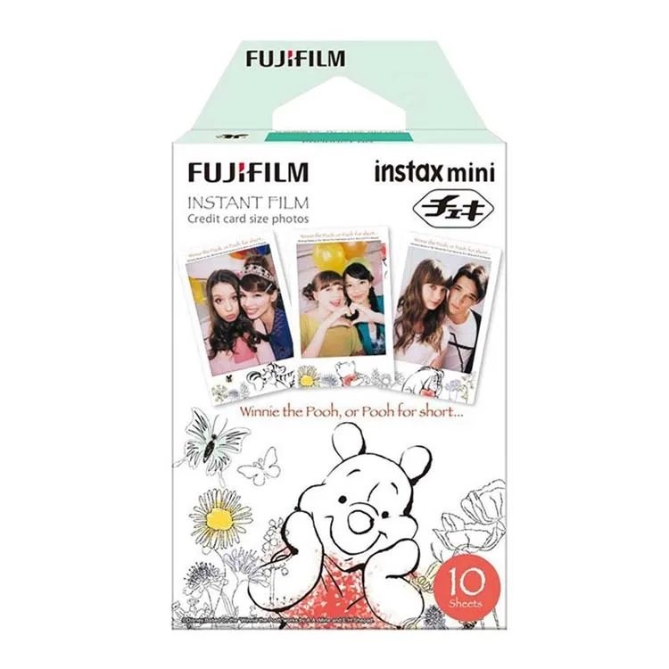 Winnie the Pooh Фотокамера Fujifilm Instax Mini 8 Mini 9-фотокамера Fuji Instant Photo 10 листов Exposures Papers-дополнительная фоторамка - Цвет: Winnie the Pooh