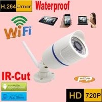 Ip-камера видеонаблюдения, 720p, Wi-Fi, водонепроницаемая, беспроводная, всепогодная, наружная, инфракрасная, мини-камера видеонаблюдения