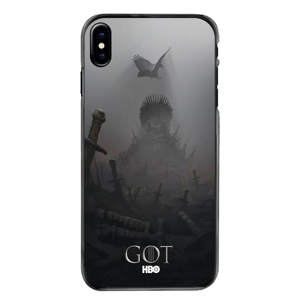 Games of Thrones GOT House Stark Logo Accessories Bag Case For iPhone 4 4S 5 5S 5C SE 6 6S 7 8 Plus X XR XS Max iPod Touch |