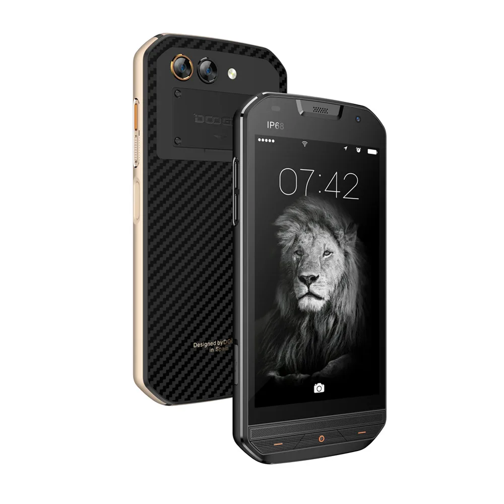 DOOGEE S30 смартфон IP68 Водонепроницаемая двойная задняя камера 5580 мАч 5 0 &quotHD MTK6737 Android