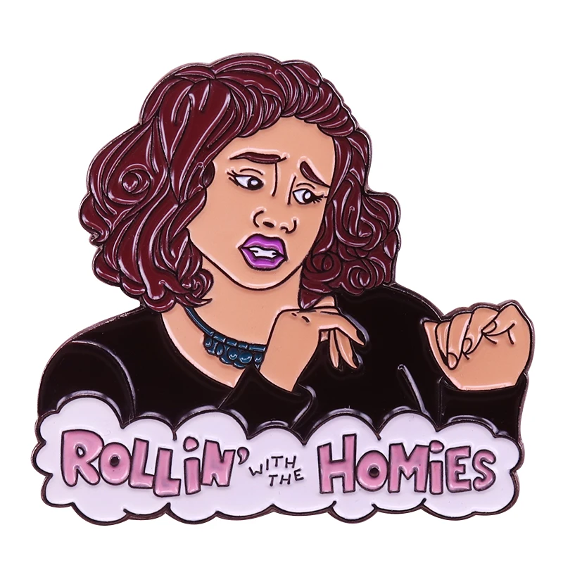Брошь Rollin' с homies badge лесбийская гордость модная женская брошь ЛГБТ ювелирные