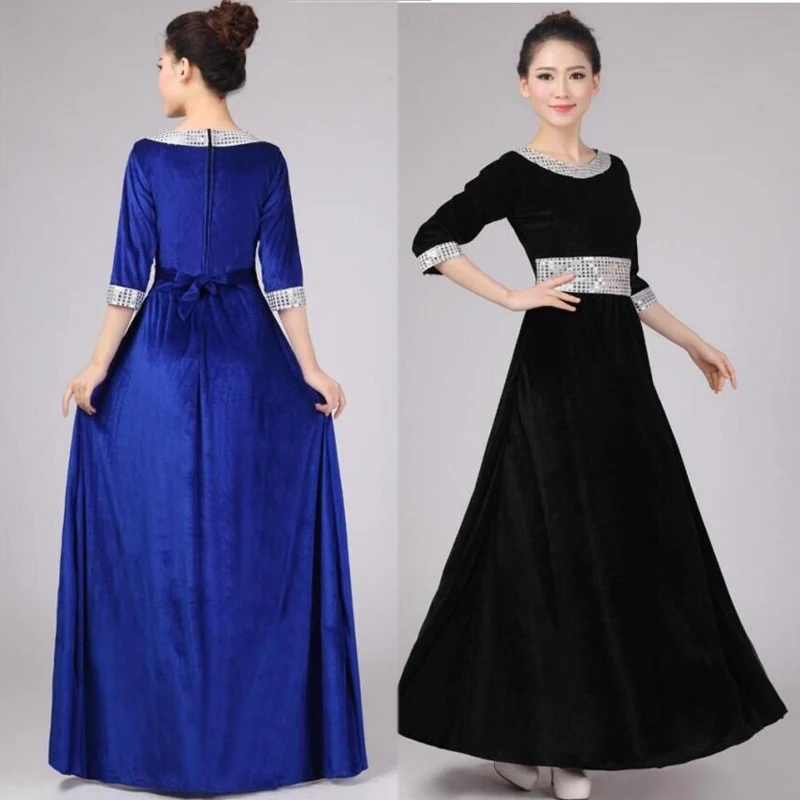 Костюм для хора с длинными рукавами одежда | Тематическая и униформа