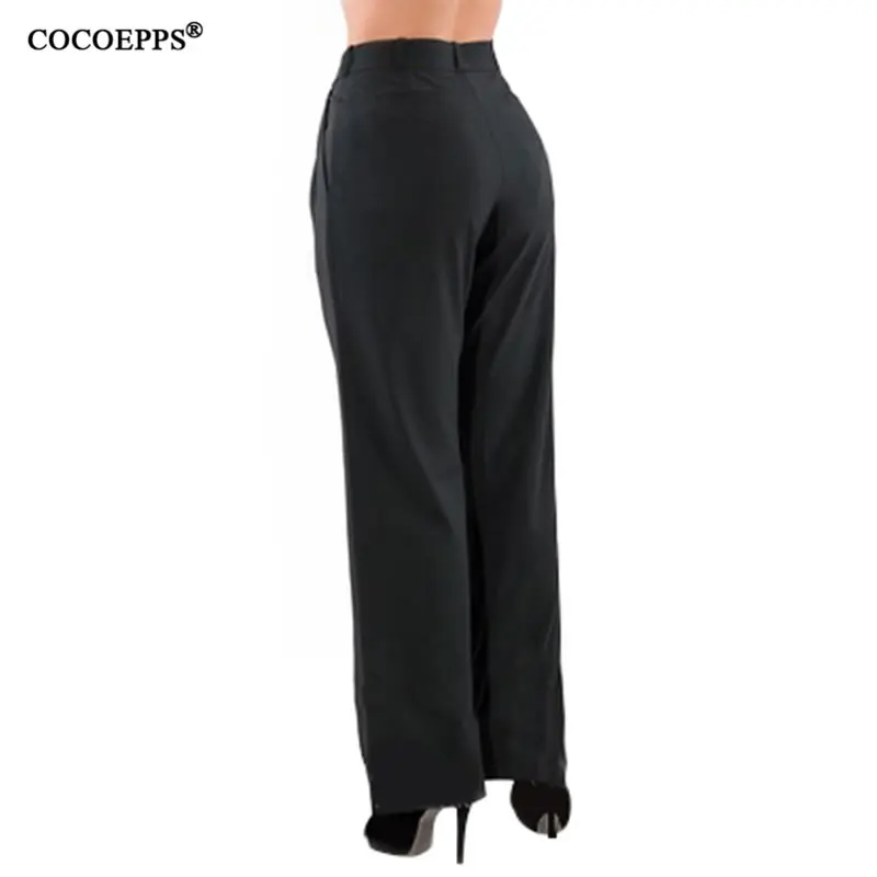 

5xl 6xl Plus Size Casual Loose long Pants 2019 Women female Summer Pants casual Elegant Big Size Solid High Waist girls Trousers