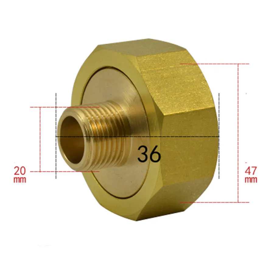 1-1/2 &quotBSP Женский до 1/2&quot BSP Мужской Латунный соединение трубы фитинг вода газ