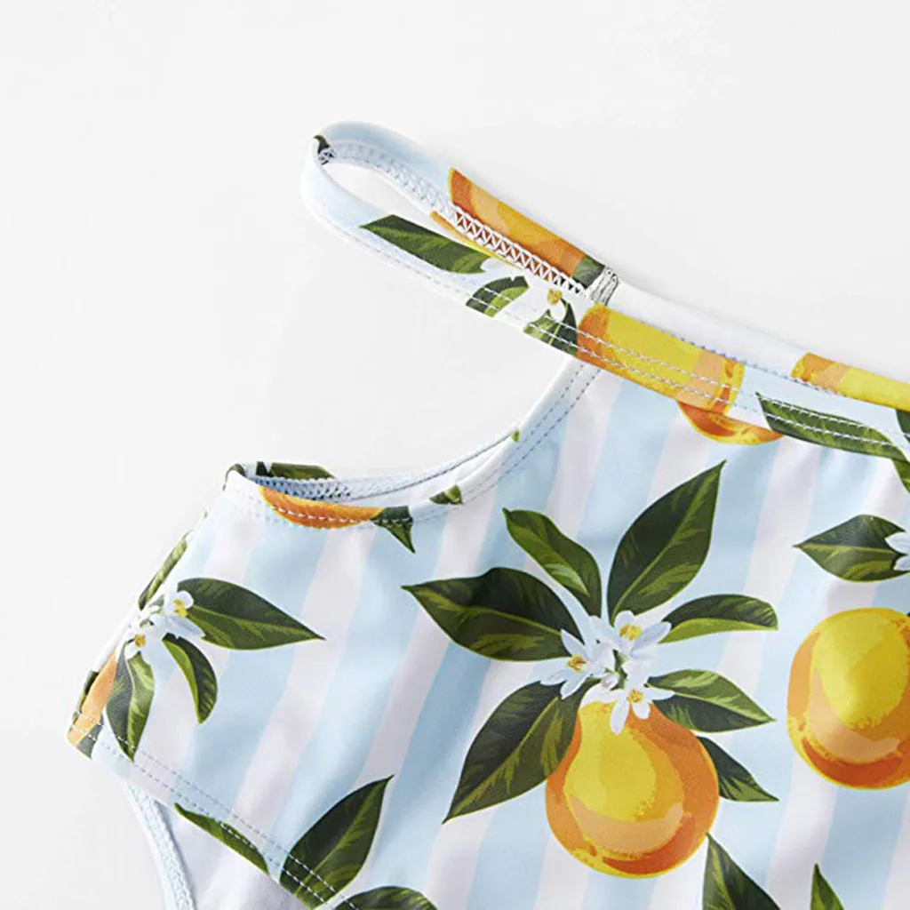 Одинаковая одежда для всей семьи Мама и я маленьких девочек детский купальный