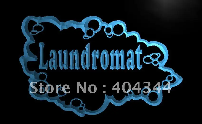 

LB232- LAUNDROMAT Dry Clean Display NEW Light Sign home decor crafts