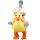 Костюм для косплея утка водонепроницаемый надувной костюм для вечеринки костюм для косплея из фильма желтый трикокомбинезон воздуходувка для Хэллоуина