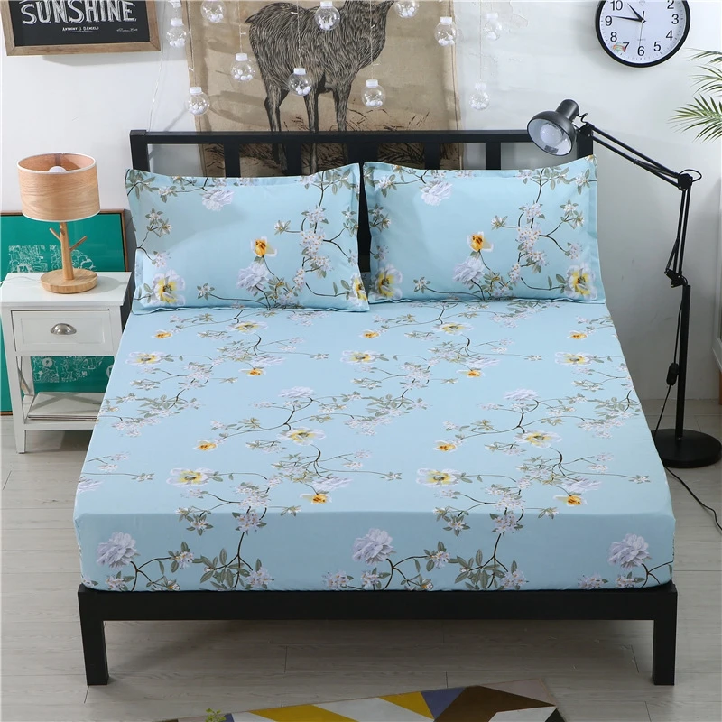 1 шт. простыня с рисунком в полоску резинкой|Простыня| |