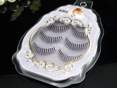 Быстрая доставка новинка высокое качество 3 пары натуральные накладные ресницы