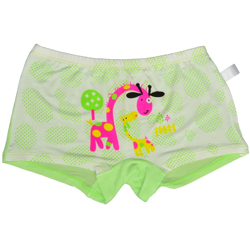 4 шт./упак. трусы для маленьких девочек с мультяшным дизайном детские трусики