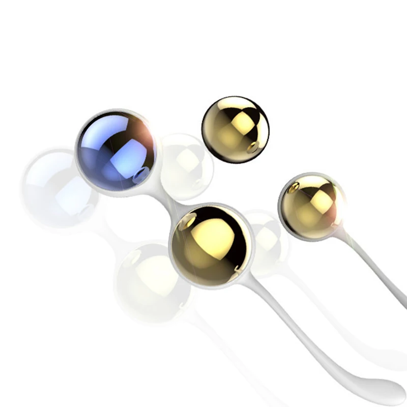 4 Beads Women Shrinking Ball Stainless Steel Ben Wa Balls Sets Anal Kegel Tighten Exercise Machine Vaginal Trainer-30 | Красота и