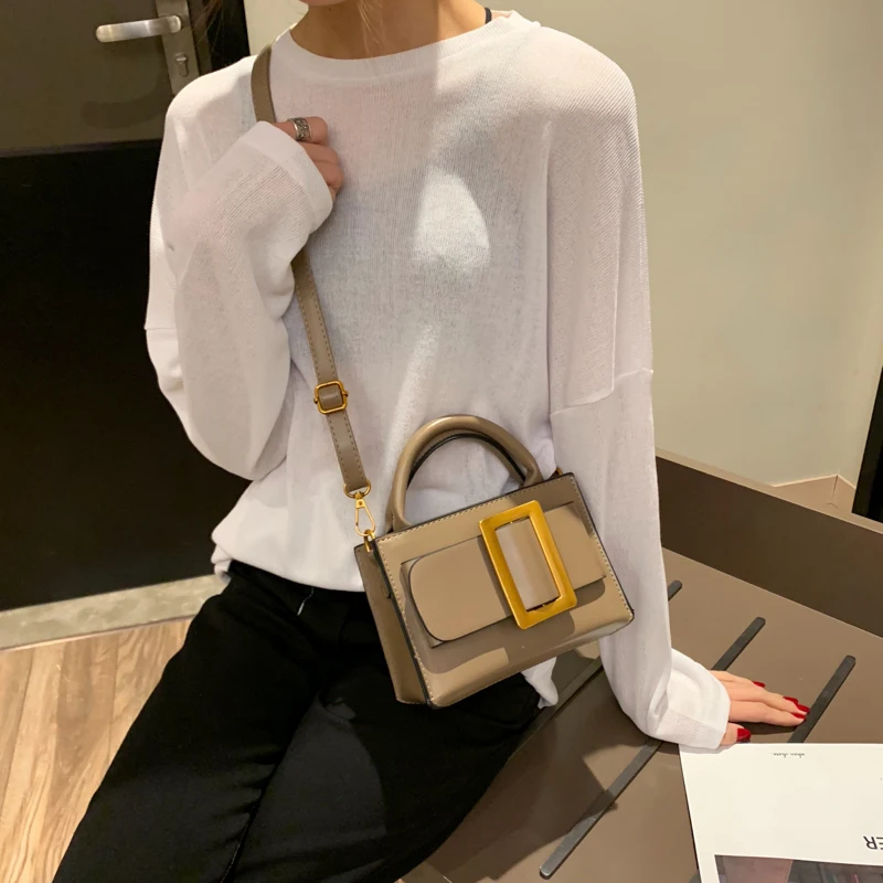 Женская сумка мессенджер на плечо дизайнерские маленькие сумки через с ремнем и