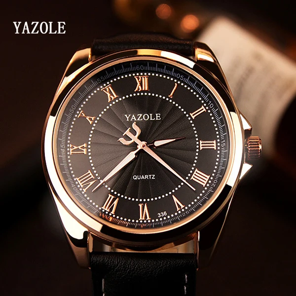 2018 YAZOLE кварцевые часы Для мужчин лучший бренд класса люкс известный наручные
