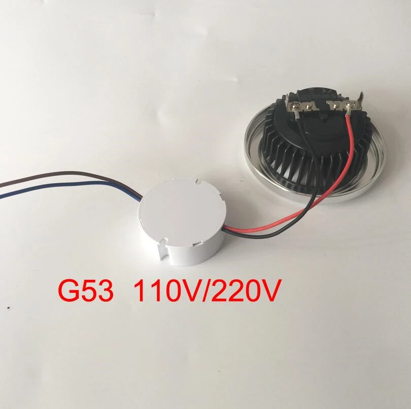 Высокая мощность 16 Вт AR111 Светодиодные лампы CREE COB светодиодные G53 GU10 светильники
