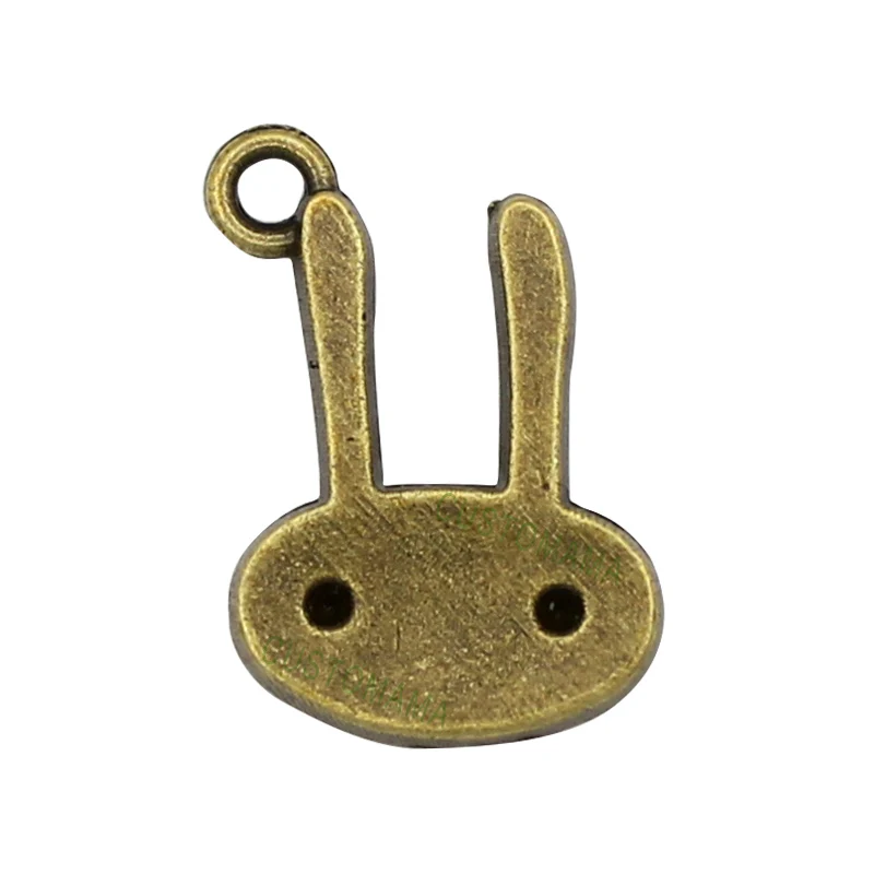 

70pcs-антикварные Бронзовые Подвески с кроликом, подвески с кроликом 19x13 мм