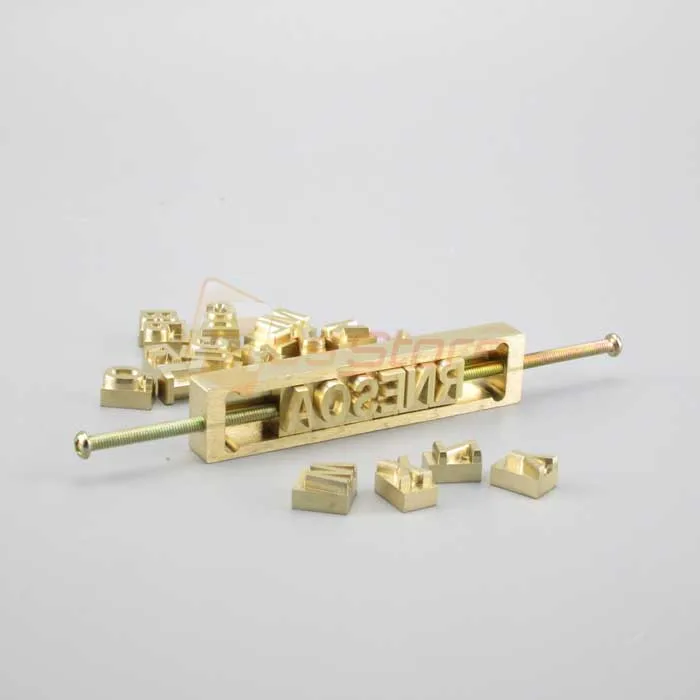 Гибкие буквы с ЧПУ гравировальная форма Горячая фольга кожа Штамповка