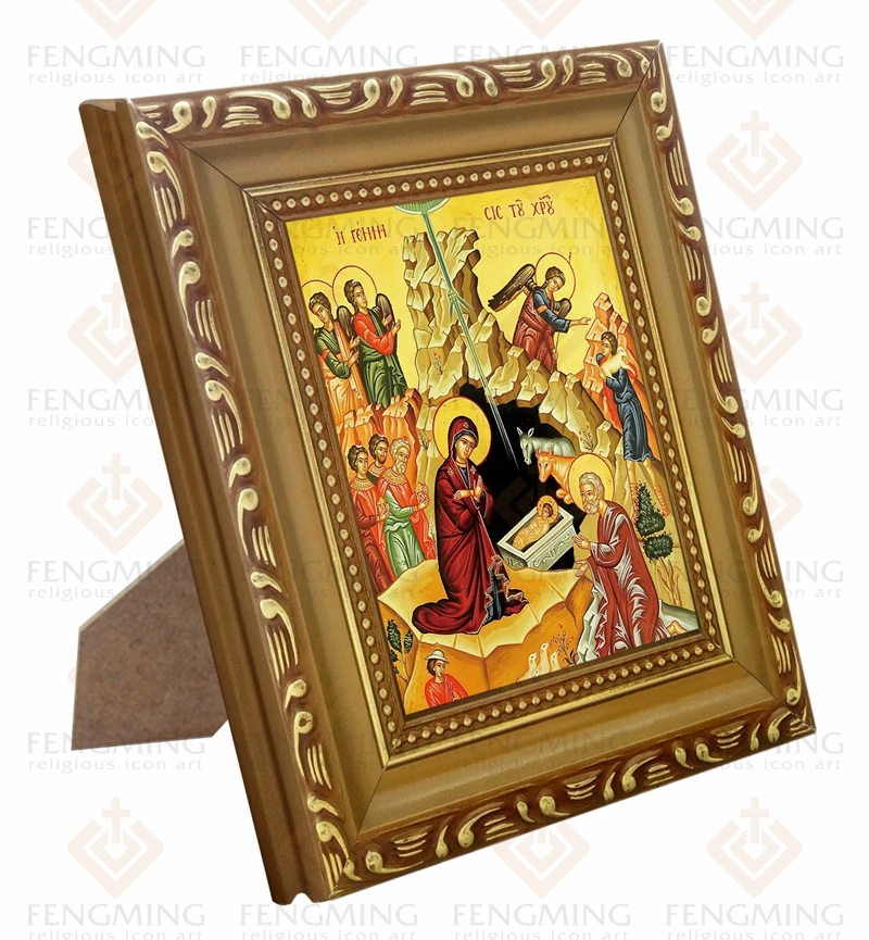 Высококачественная фоторамка русское православное Христово деревянное ремесло