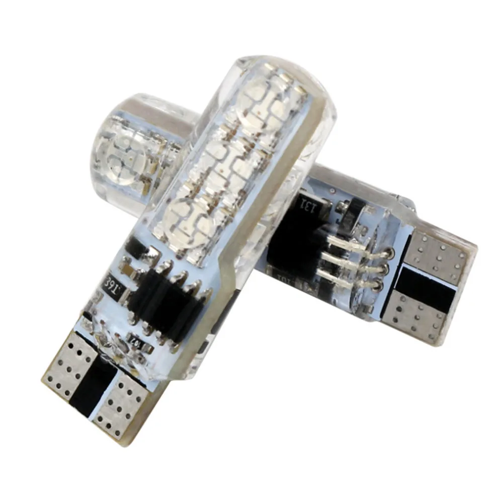 Автомобильный RGB LED 12V T10 5050 SMD сигнальная лампа для чтения клиновидный Свет