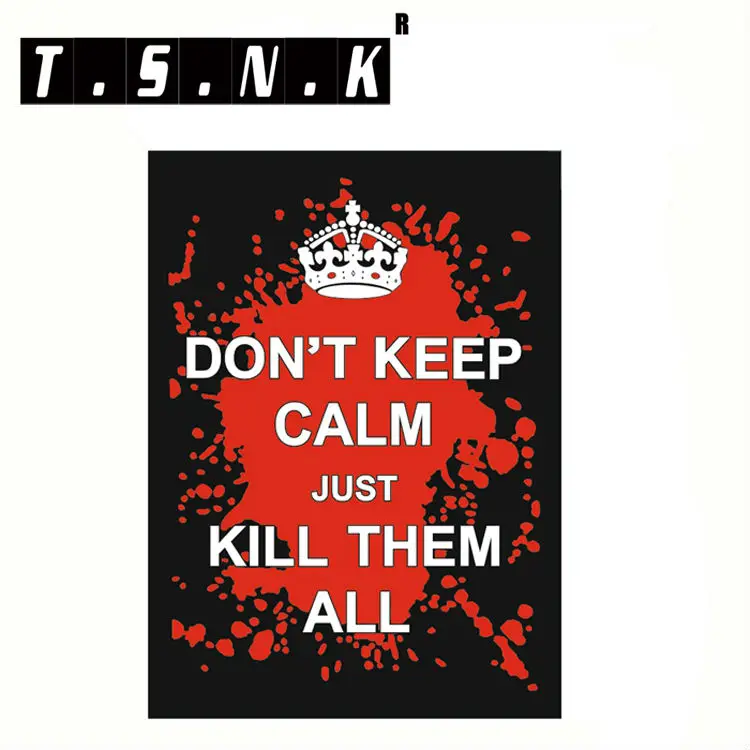 TSNK любителей военной патч армия тактический Boost морали значок &quotне KEEP CALM&quot
