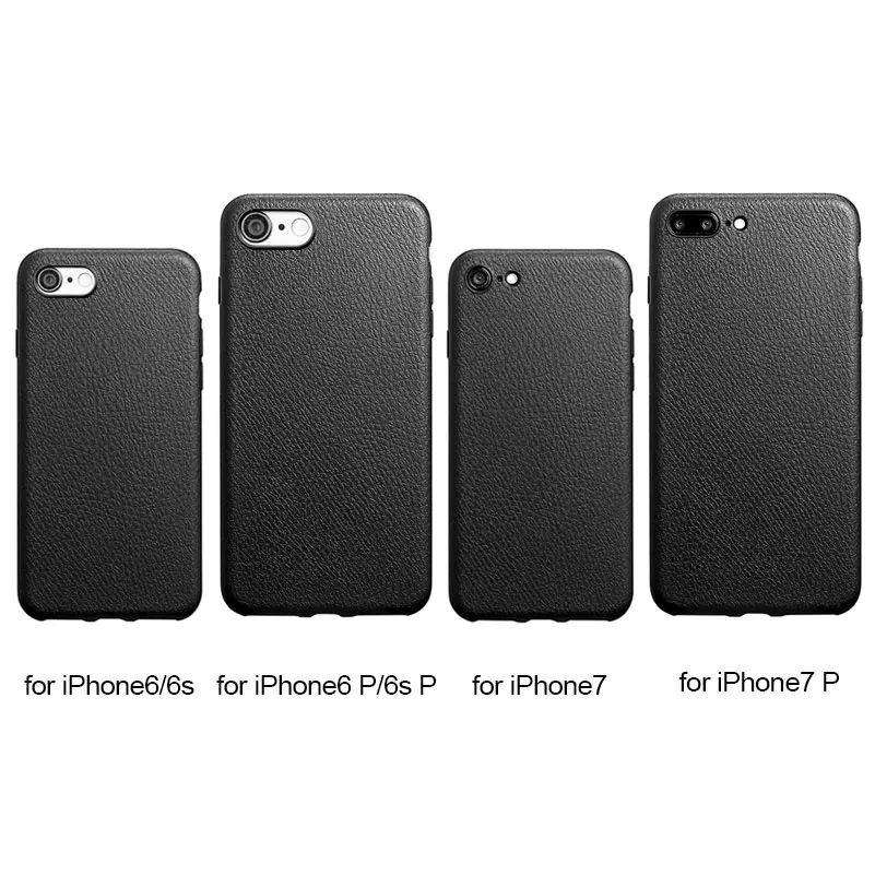 Кожаный чехол для телефона в стиле ретро iPhone X 7 8 6 6s ультратонкий Гладкий