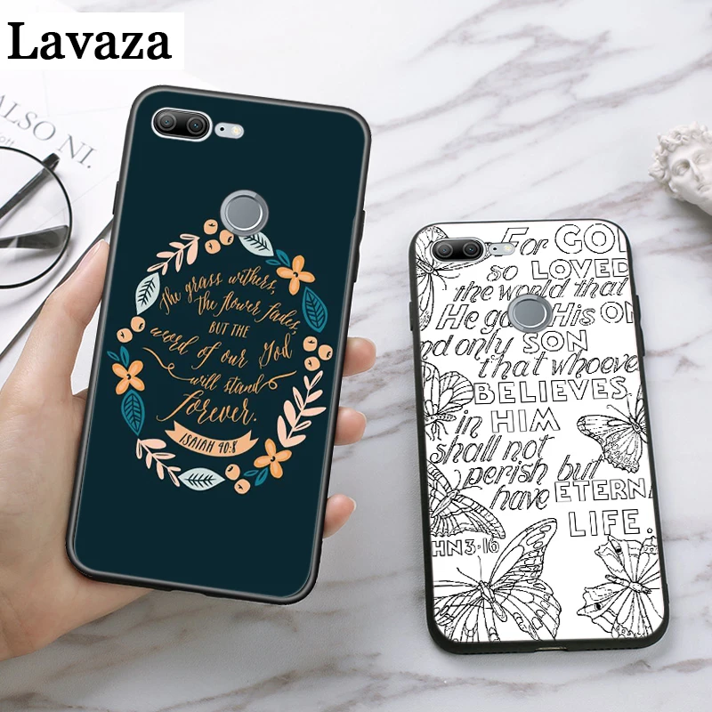 Силиконовый чехол Bible verse Jesus для Huawei P8 Lite 2015 2017 P9 2016 Mimi P10 P20 Pro P Smart Z 2019 P30 | Мобильные