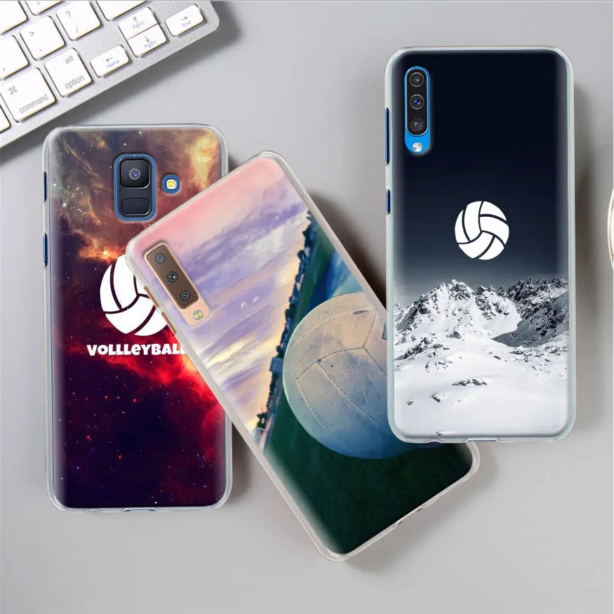 Я люблю волейбол чехол КРЫШКА ДЛЯ samsung Galaxy A30 A40 A50 A70 A6 A8 плюс A7 A9 M30 чехол для телефона Coque
