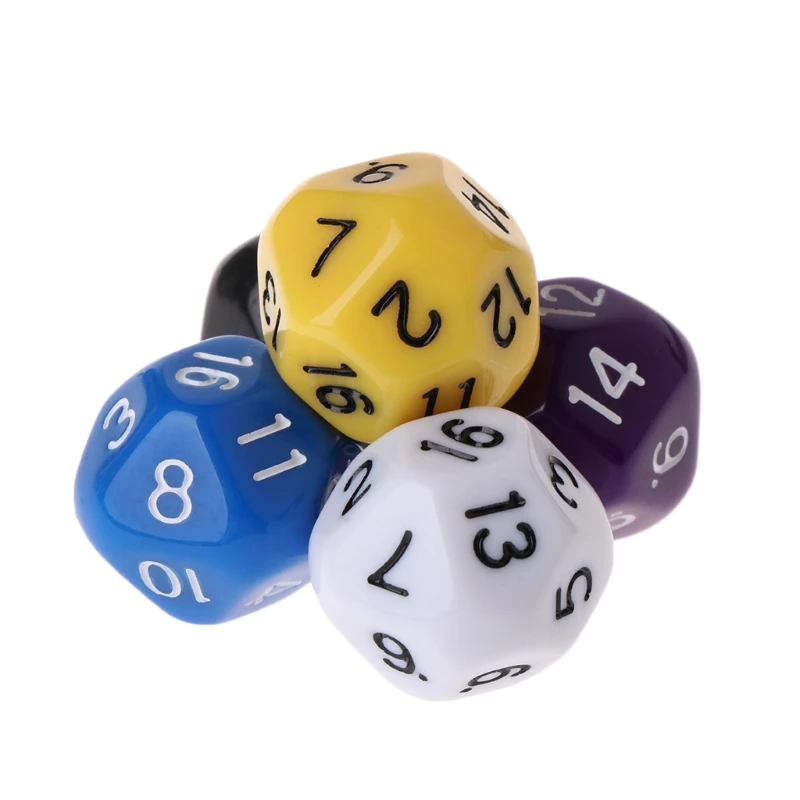 

10pcs 16 Sided Dice D16 Polyhedral Dices For Table Games Dropshipping
