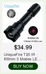 UniqueFire IR 850nm латунный Pill светодиодный инфракрасный светильник, держатель лампы, модуль, таблетки, пригодный для UF-1505, светильник-вспышка для ночной охоты