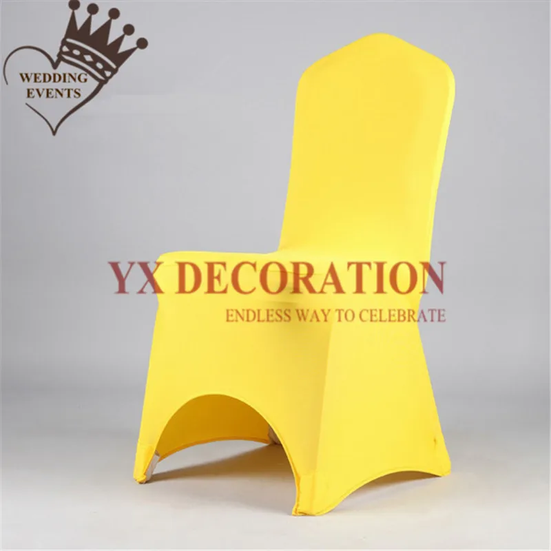 

Thick Lycra Spandex Chair Cover For Wedding Event Banquet Stretch Chair Covers Decoration