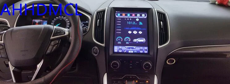 Автомобильный мультимедийный плеер PC PAD Tesla стиль плеер Android 7,1 gps для Ford Edge Авто кондиционер издание