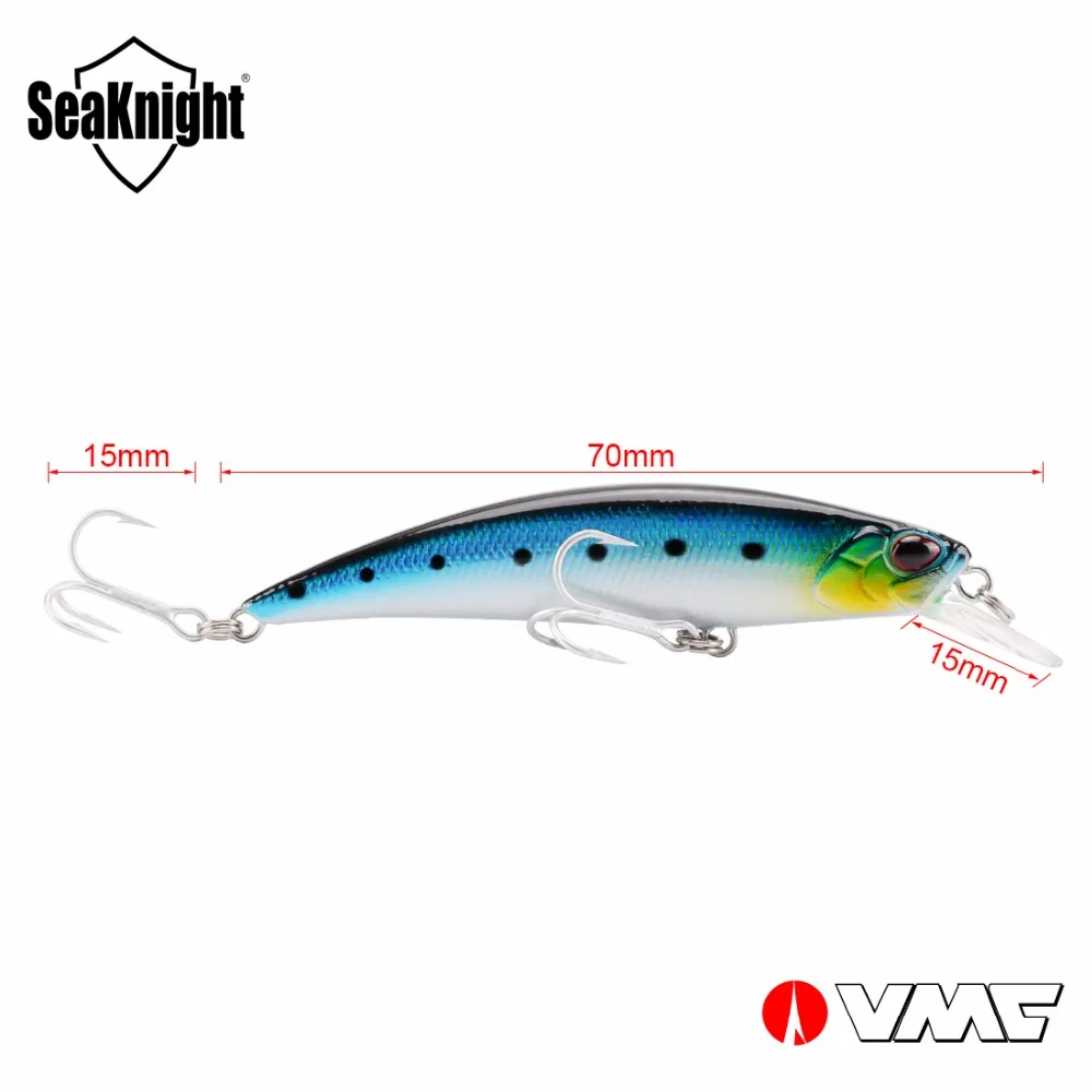 SeaKnight бренд SK040 серия гольян наживка 1 шт./лот 70 мм/2.76in 9 5 г Ripbait Рыболовная Приманка