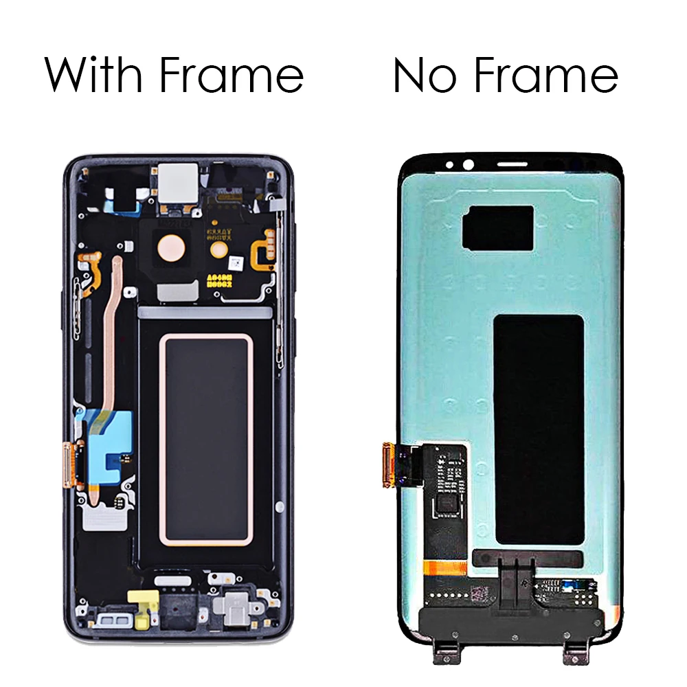 ЖК дисплей Super AMOLED для SAMSUNG GALAXY S9/S9 Plus сенсорный экран с дигитайзером в сборе рамка