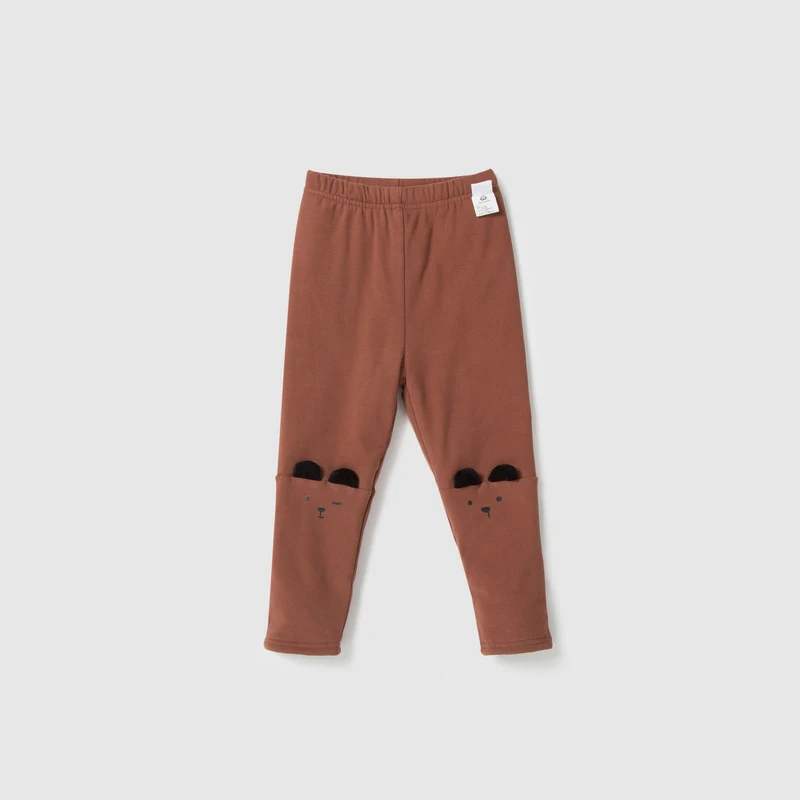 Mini Balabala/Одежда для новорожденных штаны для маленьких мальчиков и девочек эластичные однотонные Повседневные детские брюки осень-зима, для детей от 0 до 24 месяцев, для маленьких девочек, s, L - Цвет: coffee