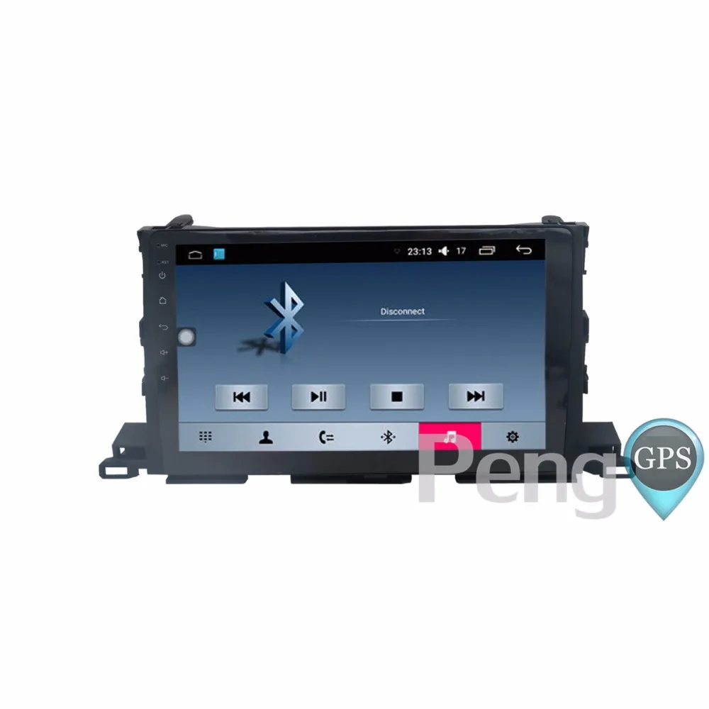 2 Din четырехъядерный 10 дюймов Android 6 0 Автомобильный GPS DVD плеер радио для Toyota Highlander