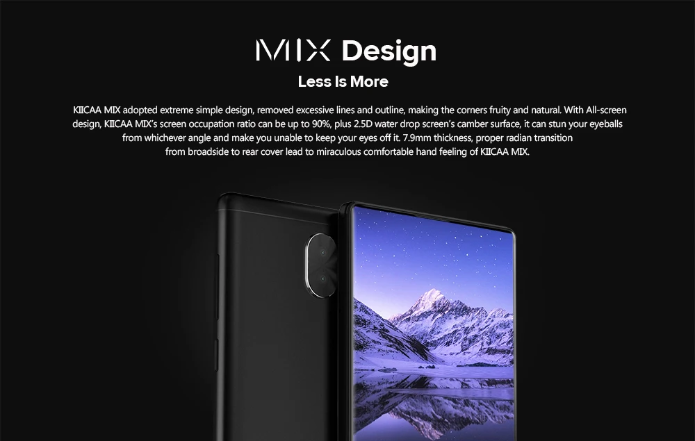 3 ГБ ОЗУ 32 Гб ПЗУ Leagoo Kiicaa Mix 5,5 дюймов полноэкранный Смартфон Android 7,0 MTK6750 Восьмиядерный передний мобильный телефон с отпечатком пальца