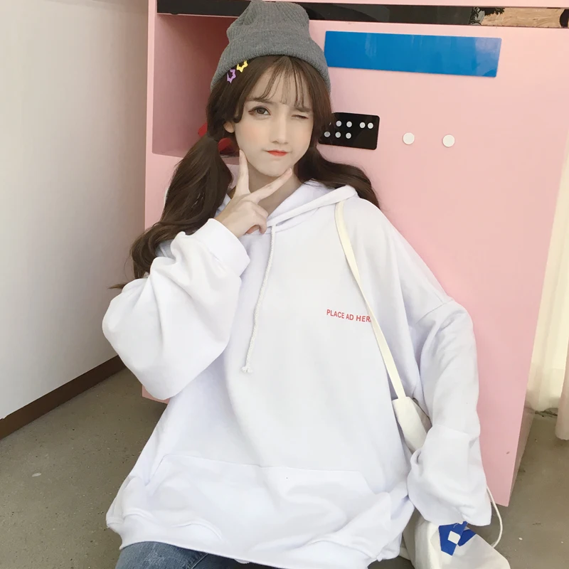 Женские толстовки 2020 весенне осенние Женская толстовка с капюшоном Топ длинным