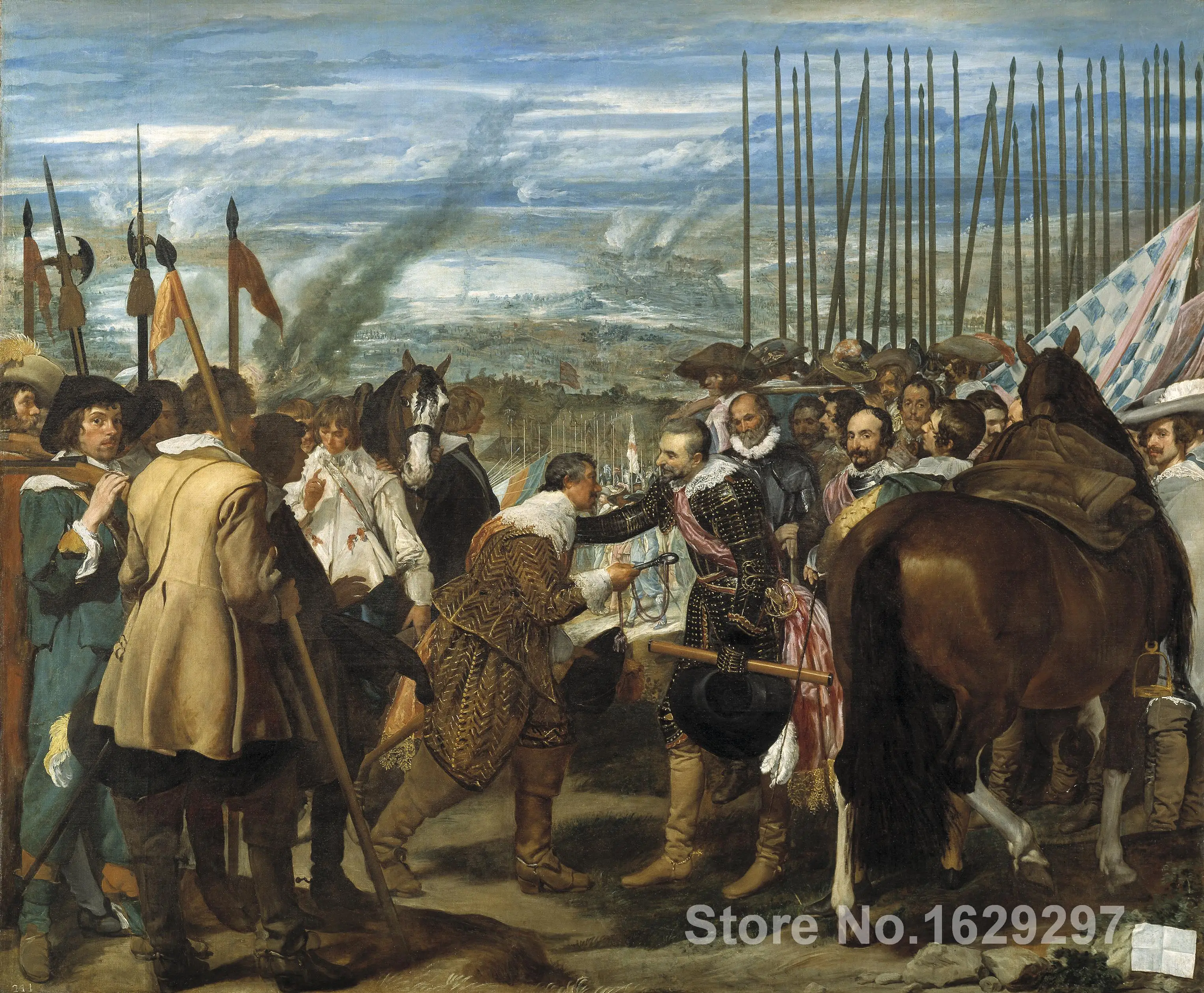 Картина маслом для детской комнаты капитуляция бреды от Diego Velazquez ручная роспись