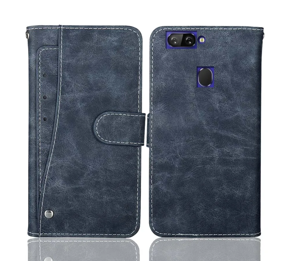 Новый дизайн! Чехол для Bluboo D6 Pro роскошный винтажный кожаный чехол-книжка