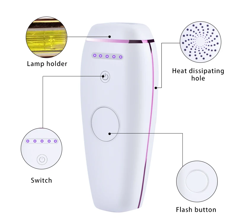 500000 вспышек Лазерная Depilator IPL эпилятор постоянное удаление волос Touch нога бикини триммер Фотоэпилятор для Для женщин