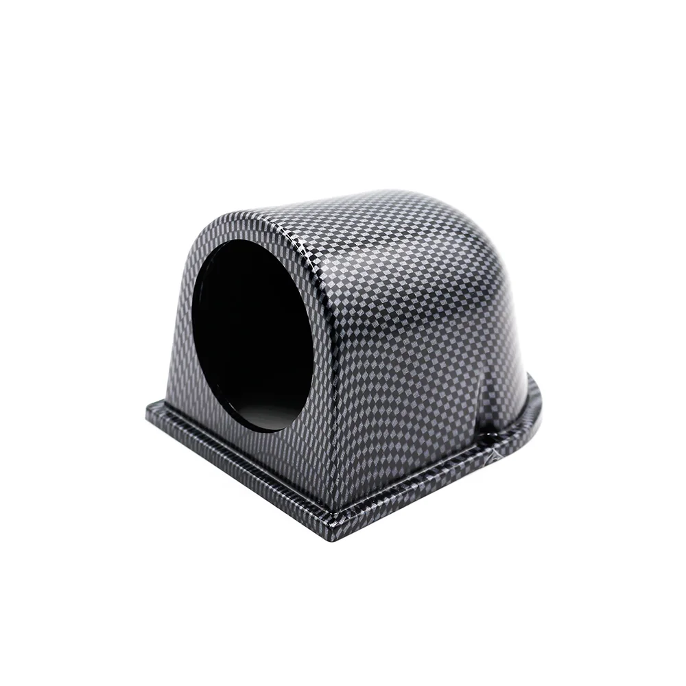 Carbon Single Pod 52 мм авто турбо Boost бар PSI Тахометр RPM вольт температура воды Масляный Пресс PSI датчик температуры масла тройной Gauge Pod YC100010 - Цвет: Carbon Single Pod