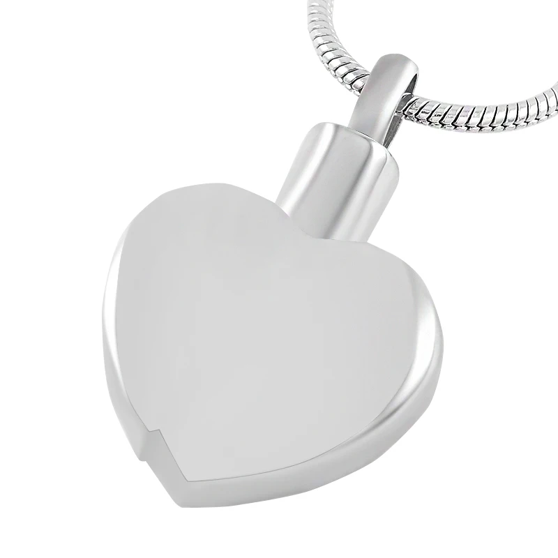 Половинная подвеска с синим кристаллом искусственная гравировка нержавеющая