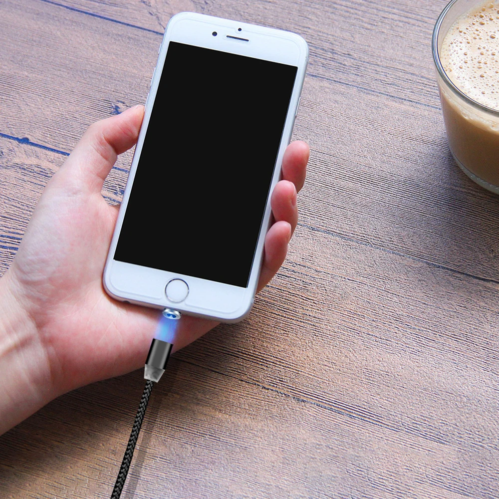 1 м Магнитный кабель Micro usb Type C адаптер для быстрой зарядки телефона Microusb