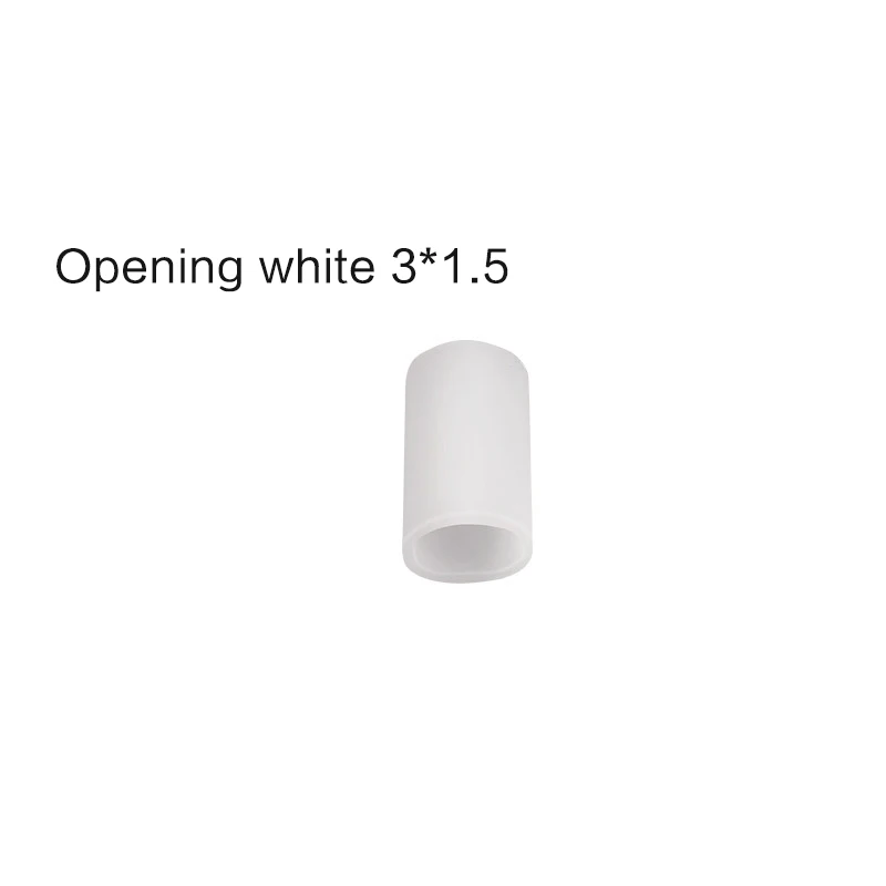 Opening white 3-1.5 1 пара силиконовых гелевых носков разделители трубка для пальца Стелька протектор стопы колпачки протектор ноги палец Носок Протектор вставка - Цвет: Opening white 3-1.5