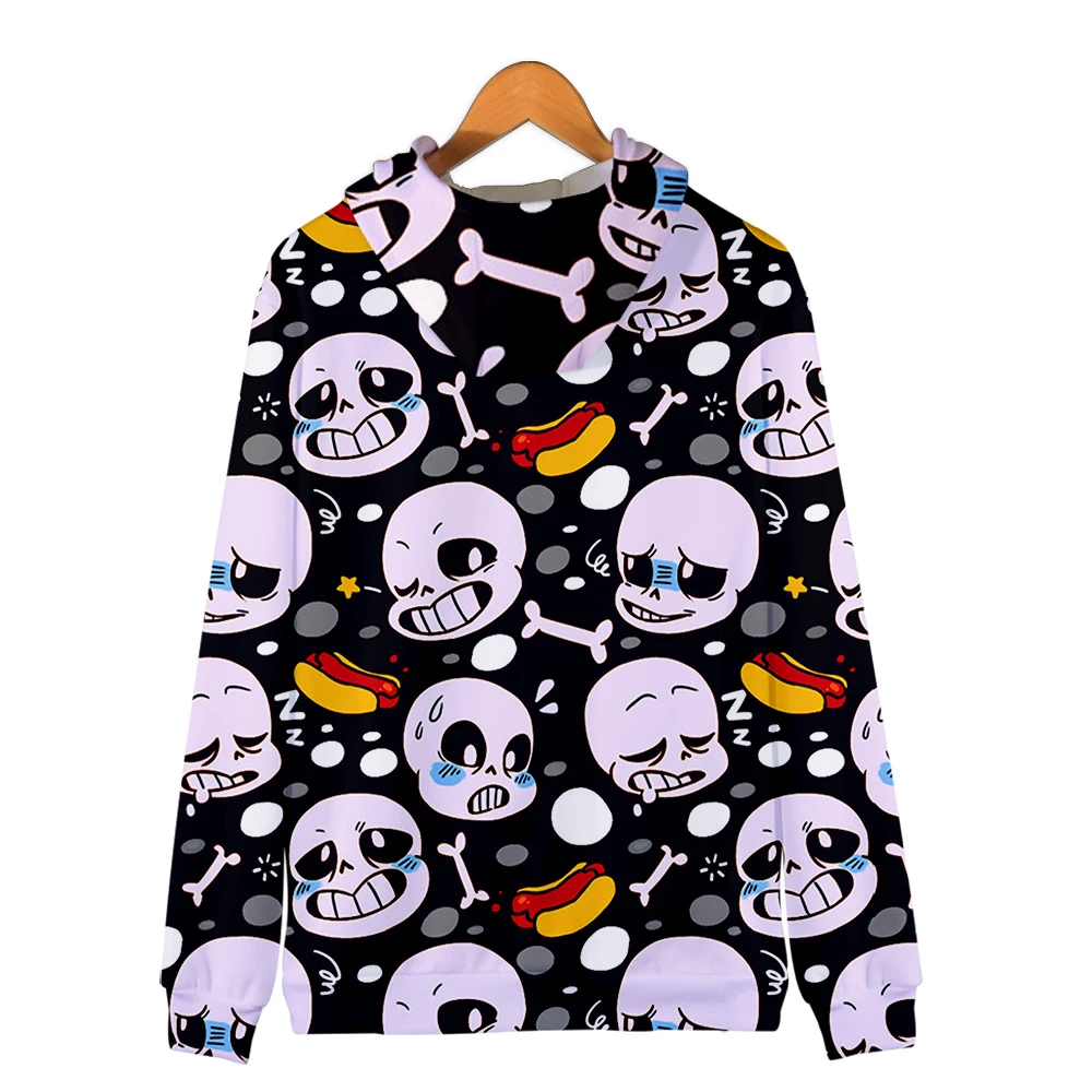 Undertale Sans толстовки Толстовка для мужчин/женщин Harajuku Осень и зима видео игры 3D печать пуловер для колледжа Толстовка