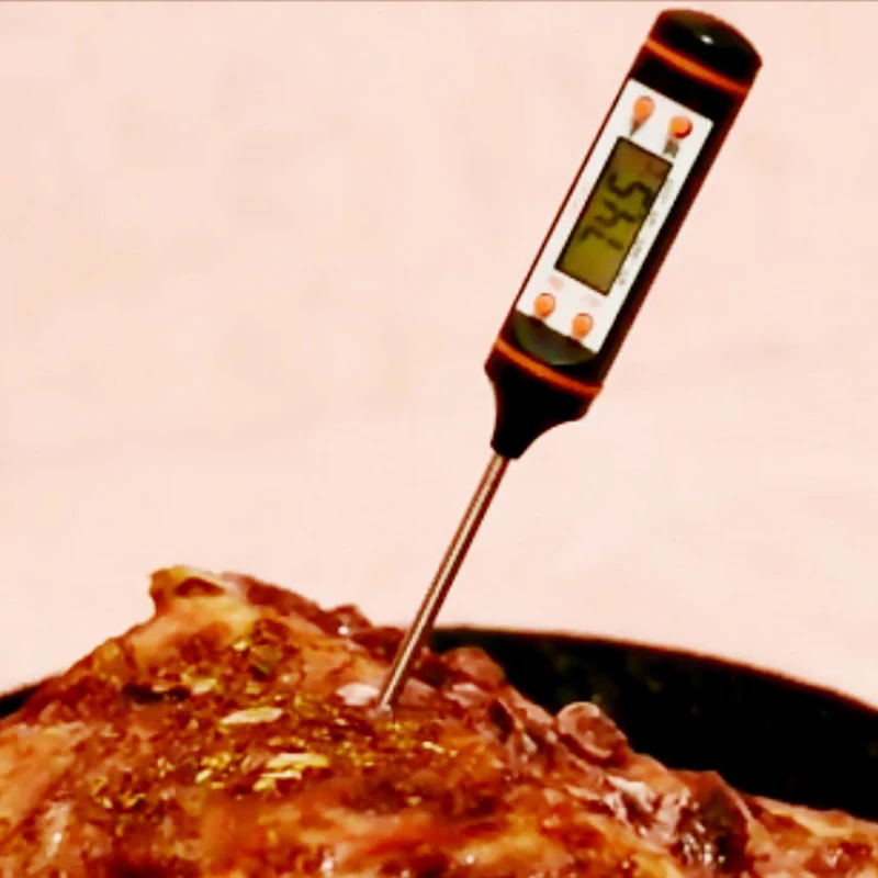 GVCD кухонный цифровой термометр для барбекю еды мяса торта конфет жарки гриль