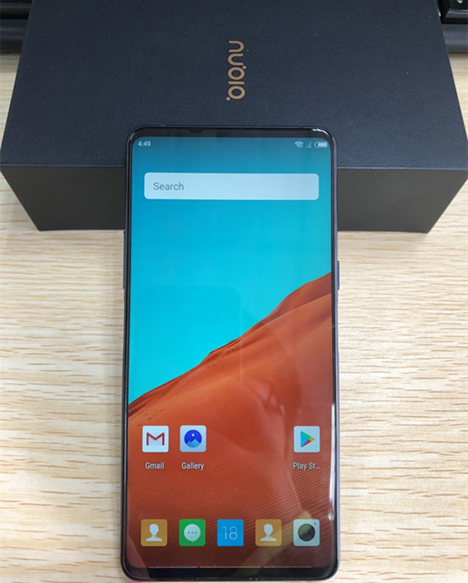 Мобильный телефон zte Nubia X 4G LTE Android 9,0 с двойным экраном 6,2" 5,1" Snapdragon 845 6 ГБ 64 Гб Двойная камера 24 МП 16 МП